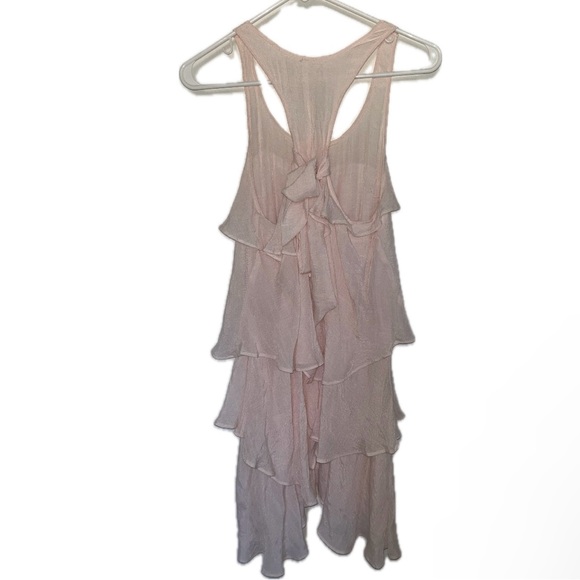 Bella D. Dresses & Skirts - NWOT Layered Ruffle Dress with Bow on the Back (Blush)